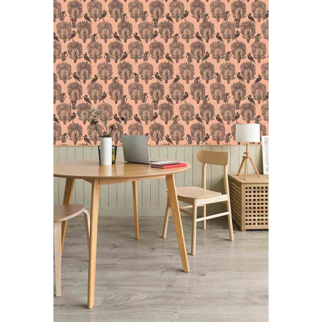 Papier peint Palm coloris Aube