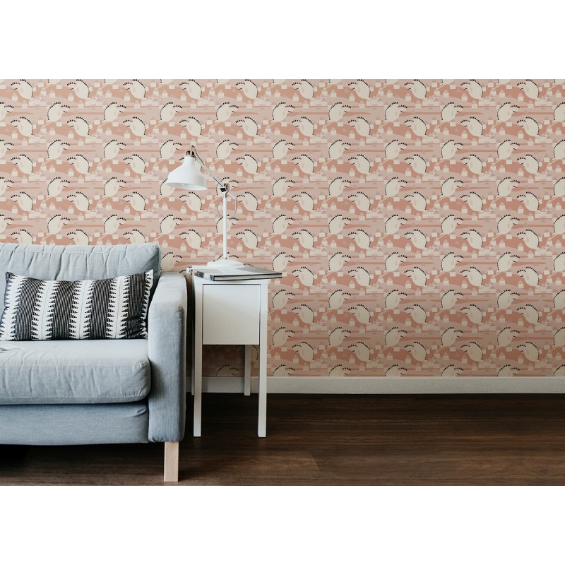 Papier peint intissé IBIS coloris Blush Papier peint intissé IBIS coloris Blush